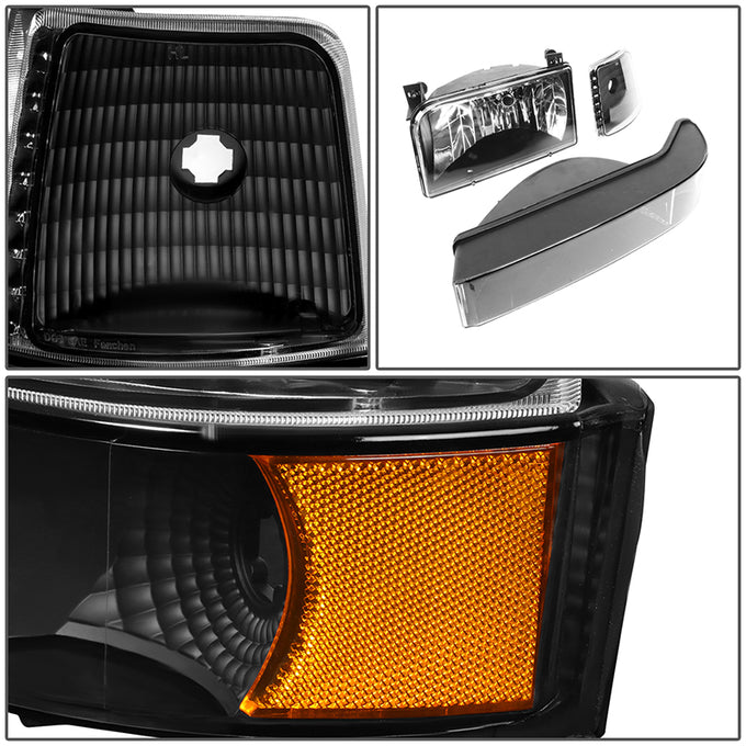 headlight-ford-f150-f250-f350-bronco-hl-oh-f15092-6p-bk-am - 5