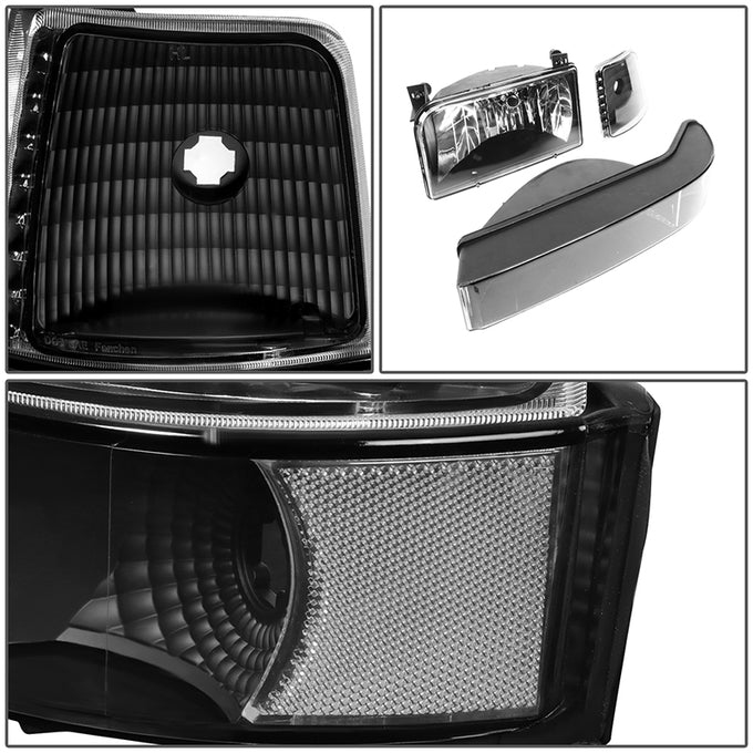 headlight-ford-f150-f250-f350-bronco-hl-oh-f15092-6p-bk-cl1 - 5