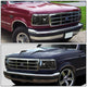 D-Motoring - Headlights - LED DRL - Smoked Lens - Clear Corner - Plug-n-Play - Pair - Ford F-150 / 250 / 350 / Bronco - 5