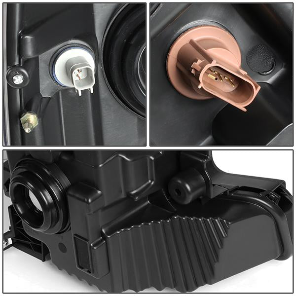 17-19 Ford F250 Super Duty Headlights - Tinted Housing - OE Style - Smoked Lens - Pair - HL-OH-F25018-BK-SM-CL1 - 6