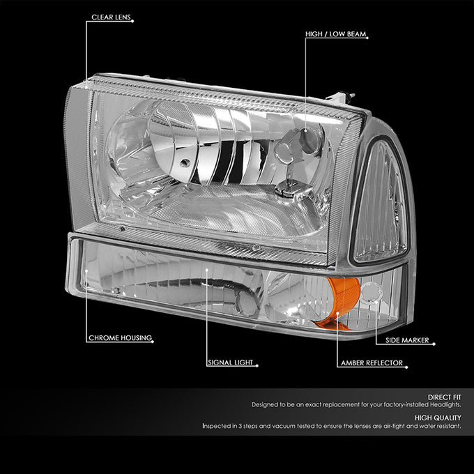 headlight-ford-super-duty-excusion-hl-oh-f99sd4p-ch-am - 2