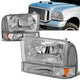 headlight-ford-super-duty-excusion-hl-oh-f99sd4p-ch-am - 1