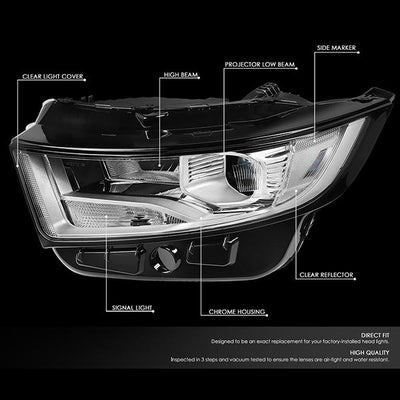 15-18-ford-edge-projector-headlight-headlamps-chrome-housing-clear-corner-hl-oh-fedg15-ch-cl1 - 2