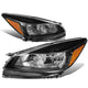 D-Motoring - Headlights - Black Housing - Amber Corner - Plug-n-Play - Pair - 13-16 Ford Escape - 1