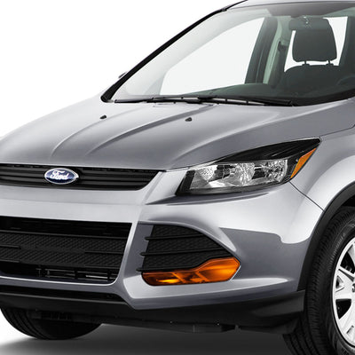 D-Motoring - Headlights - Black Housing - Amber Corner - Plug-n-Play - Pair - 13-16 Ford Escape - 5