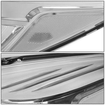D-Motoring - Headlights - Chrome Housing - Plug-n-Play - Pair - 13-16 Ford Escape - 3