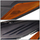 D-Motoring - Headlights - Smoked Lens - Amber Corner - Plug-n-Play - Pair - 13-16 Ford Escape - 3