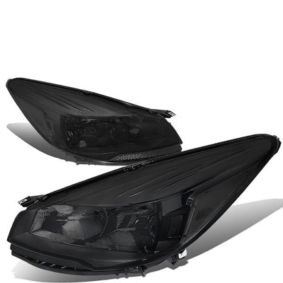 13-16 Ford Escape Headlights - Smoked Housing - Plug-n-Play - Pair