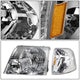 D-Motoring - Headlights - Chrome Housing - Amber Corner - Plug-n-Play - Pair - 02-05 Ford Explorer - 3