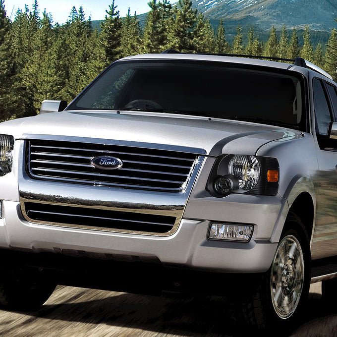 D-Motoring - Headlights - Black Housing - Amber Corner - Plug-n-Play - Pair - Ford Explorer / Explorer Sport Trac - 5