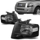 07-14 Ford Expedition Headlights - Black Housing - Plug-n-Play - Pair