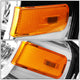 D-Motoring - Headlights - Chrome Housing - Amber Corner - Plug-n-Play - Pair - 07-14 Ford Expedition - 3