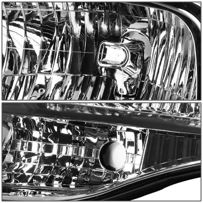 D-Motoring - Headlights - Chrome Housing - Plug-n-Play - Pair - 07-14 Ford Expedition - 2