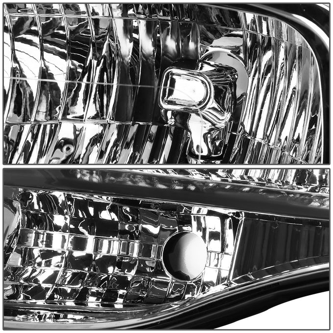 D-Motoring - Headlights - Chrome Housing - Plug-n-Play - Pair - 07-14 Ford Expedition - 2