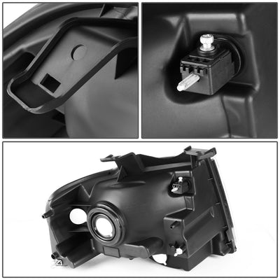 D-Motoring - Headlights - Chrome Housing - Plug-n-Play - Pair - 07-14 Ford Expedition - 4
