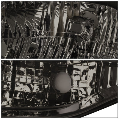 D-Motoring - Headlights - Smoked Lens - Clear Corner - Plug-n-Play - Pair - 07-14 Ford Expedition - 2