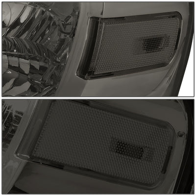D-Motoring - Headlights - Smoked Lens - Clear Corner - Plug-n-Play - Pair - 07-14 Ford Expedition - 3