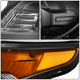 D-Motoring - Headlights - Black Housing - Amber Corner - Projector - Plug-n-Play - Pair - 11-15 Ford explorer - 4