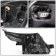 D-Motoring - Headlights - Smoked Lens - Amber Corner - Projector - Plug-n-Play - Pair - 11-15 Ford explorer - 5