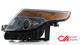 D-Motoring - Headlights - Smoked Lens - Amber Corner - Projector - Plug-n-Play - Pair - 11-15 Ford explorer - 2