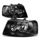 D-Motoring - Headlights - Black Housing - Plug-n-Play - Pair - 03-06 Ford Expedition - 1
