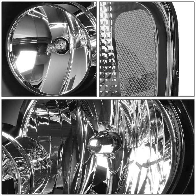 D-Motoring - Headlights - Black Housing - Plug-n-Play - Pair - 03-06 Ford Expedition - 2