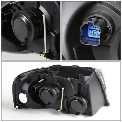 D-Motoring - Headlights - Black Housing - Plug-n-Play - Pair - 03-06 Ford Expedition - 3