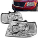 03-06 Ford Expedition Headlights - Chrome Housing - Plug-n-Play - Pair