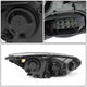 D-Motoring - Headlights - Black Housing - Smoked Lens - Amber Corner - Plug-n-Play - Pair - 15-17 Ford Focus - 4