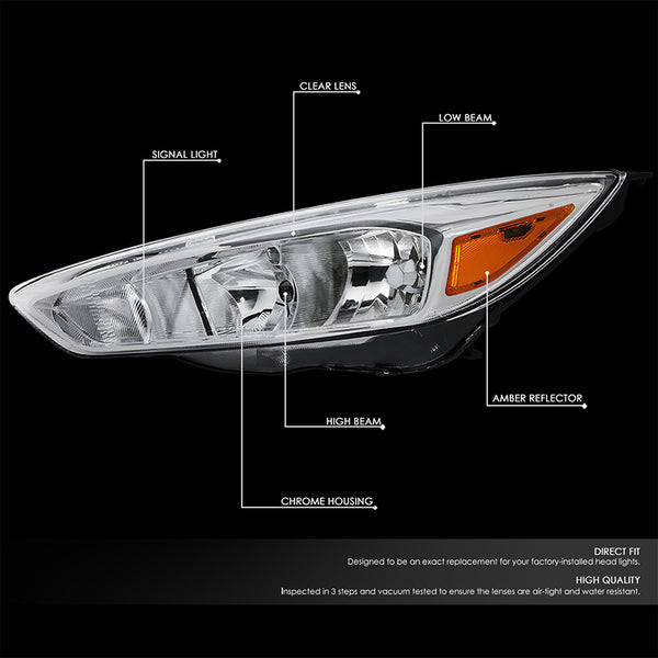 Factory Style Headlights 15-18 Ford Focus - CA Auto Parts