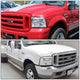 D-Motoring - Headlights - Chrome Housing - Plug-n-Play - Pair - 05-07 Ford F-250 / 350 / 450 / 550 Super Duty - 6