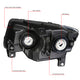 D-Motoring - 11-13 Jeep Grand Cherokee Headlights - Smoked Lens - Clear Corner - Plug-n-Play - Pair - 6