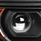 D-Motoring - Headlights - Black Housing - Amber Corner - Projector - Plug-n-Play - Pair - GMC Sierra 1500 / 2500HD / 3500HD - 2