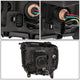 D-Motoring - Headlights - Smoked Lens - Amber Corner - Projector - Plug-n-Play - Pair - GMC Sierra 1500 / 2500 / 3500 - 4