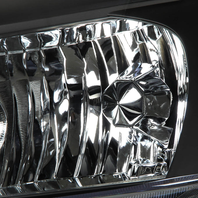 D-Motoring - Headlights - Black Housing - Plug-n-Play - Pair - 03-07 Honda Accord - 2