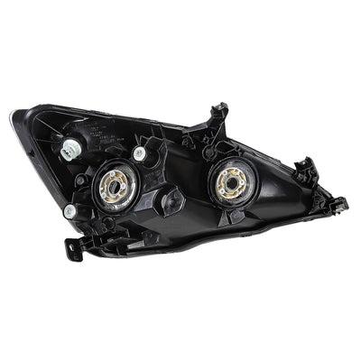D-Motoring - Headlights - Black Housing - Plug-n-Play - Pair - 03-07 Honda Accord - 4