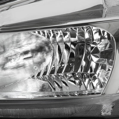 D-Motoring - Headlights - Chrome Housing - Plug-n-Play - Pair - 03-07 Honda Accord - 2