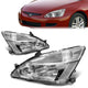 03-07 Honda Accord Headlights - Chrome Housing - Plug-n-Play - Pair