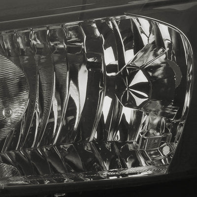 D-Motoring - Headlights - Smoked Lens - Clear Corner - Plug-n-Play - Pair - 03-07 Honda Accord - 2