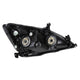 D-Motoring - Headlights - Smoked Lens - Clear Corner - Plug-n-Play - Pair - 03-07 Honda Accord - 4