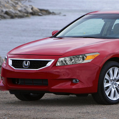 D-Motoring - 08-12 Honda Accord 2-Dr CoupeHeadlights - Chrome Housing - Clear Lens - Amber Corner - Plug-n-Play - Pair - 7