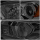 D-Motoring - 08-12 Honda Accord 2-Dr CoupeHeadlights - Smoked Housing - Amber Corner - Plug-n-Play - Pair - 3