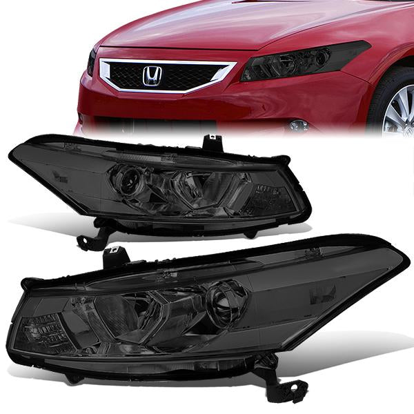 08-12-honda-accord-2-dr-coupeheadlights-smoked-housing-clear-corner-plug-n-play-pair-hl-oh-ha082d-sm-cl1-t2 - 1