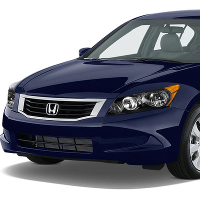 D-Motoring - Headlights - Black Housing - Amber Corner - Plug-n-Play - Pair - 08-12 Honda Accord 4-Door - 5