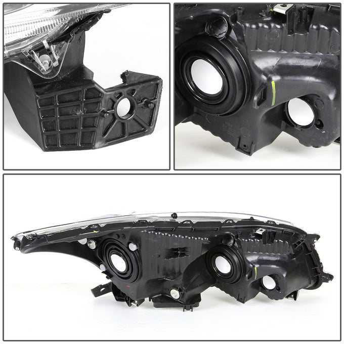 D-Motoring - Headlights - Black Housing - Plug-n-Play - Pair - 08-12 Honda Accord 4-Door - 3