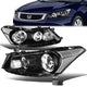 08-12 Honda Accord Headlights - Black Housing - Plug-n-Play - Pair