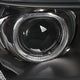 D-Motoring - Headlights - Black Housing - Clear Corner - Projector - Plug-n-Play - Pair - 13-15 Honda Accord 4-Door Sedan - 3