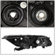 D-Motoring - Headlights - Chrome Housing - Amber Corner - Projector - Plug-n-Play - Pair - 13-15 Honda Accord 4-Door Sedan - 5