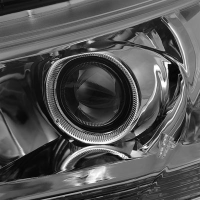 D-Motoring - Headlights - Smoked Lens - Clear Corner - Projector - Plug-n-Play - Pair - 13-15 Honda Accord 4-Door Sedan - 2