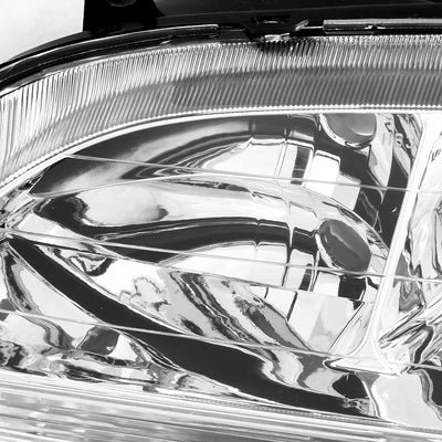 D-Motoring - Headlights - Chrome Housing - Plug-n-Play - Pair - 98-02 Honda Accord - 5